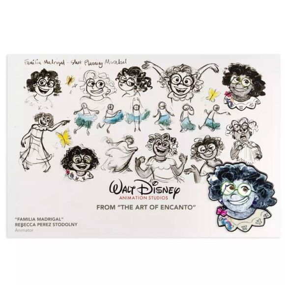 Mirabel PIN The Art of Encanto Hispanic Heritage Month Limited NEW w/card DISNEY - Picture 4 of 4